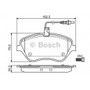 PLAQUETTES BOSCH 0986494098