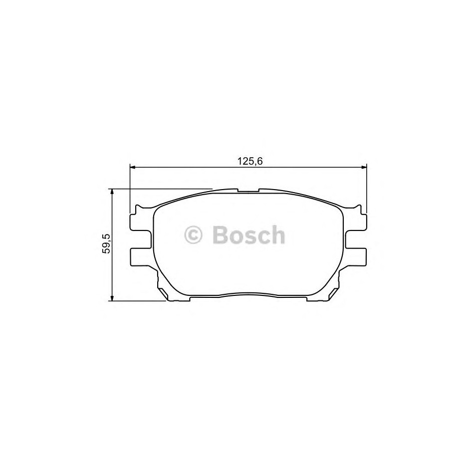 PLAQUETTES BOSCH 0986494212