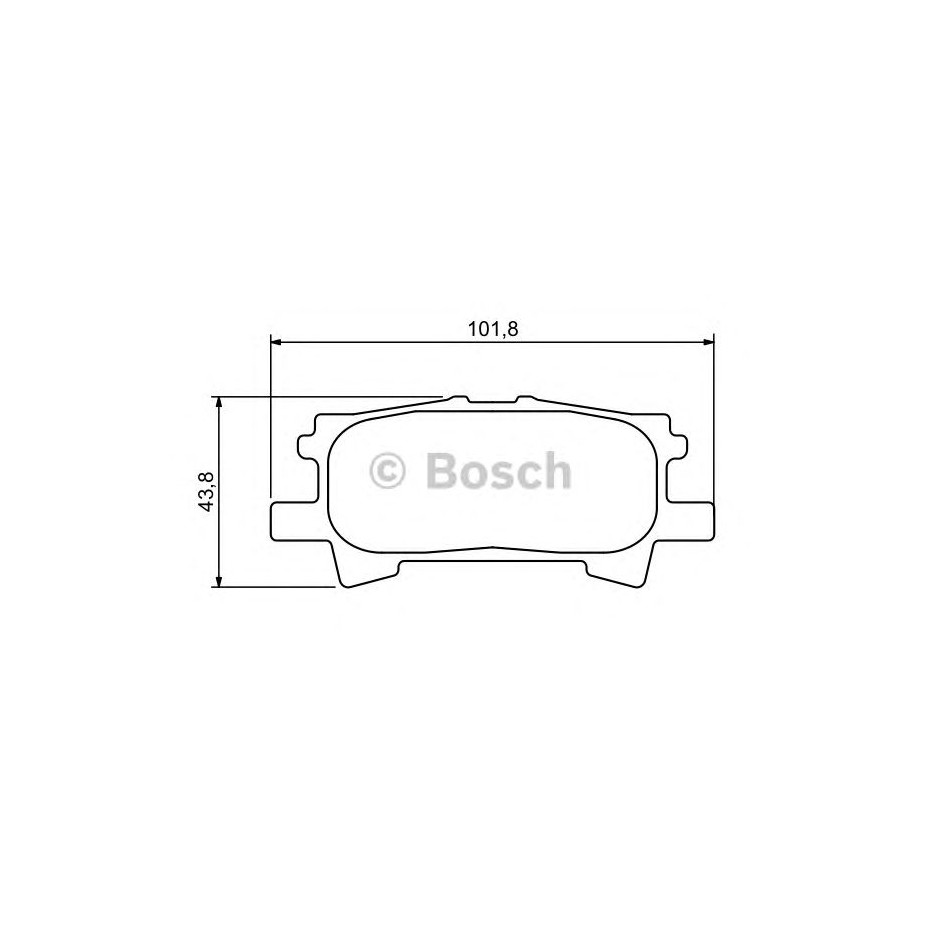 PLAQUETTES BOSCH 0986494224