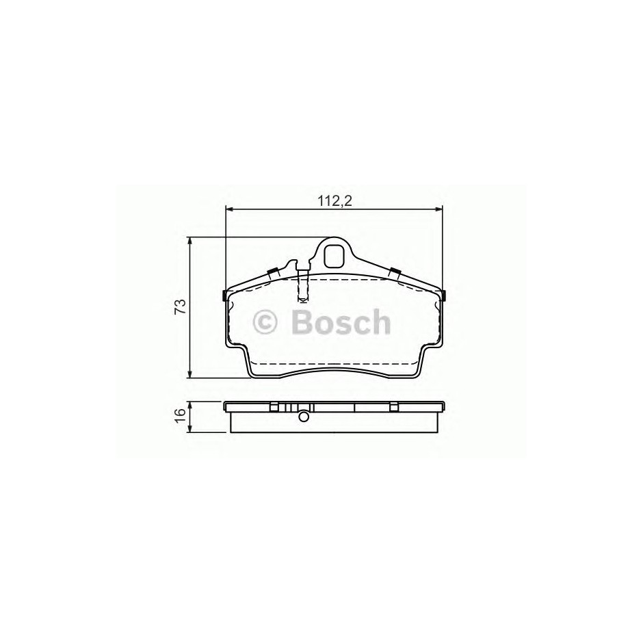 PLAQUETTES BOSCH 0986494265