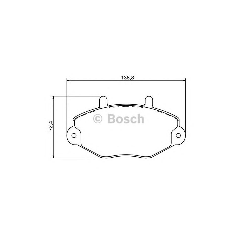 PLAQUETTES BOSCH 0986494287