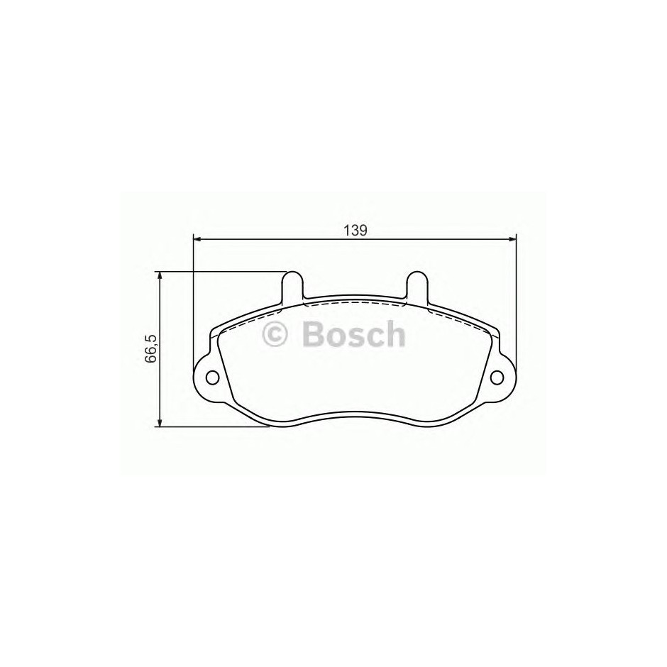 PLAQUETTES BOSCH 0986494288
