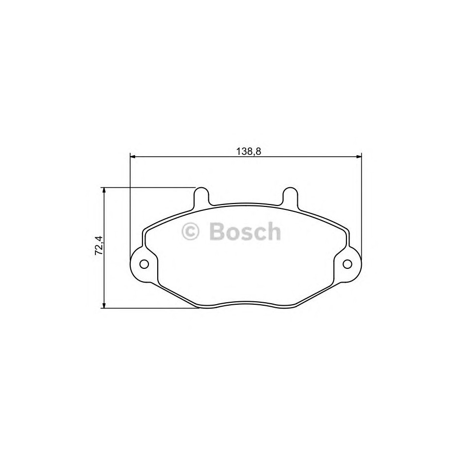 PLAQUETTES BOSCH 0986494289