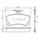 PLAQUETTES BOSCH 0986494533