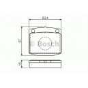 PLAQUETTES BOSCH 0986494542