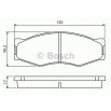 PLAQUETTES BOSCH 0986494565