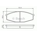 PLAQUETTES BOSCH 0986494566