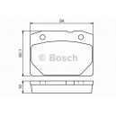 PLAQUETTES BOSCH 0986494568