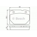 PLAQUETTES BOSCH 0986494568