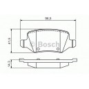 PLAQUETTES BOSCH 0986494569