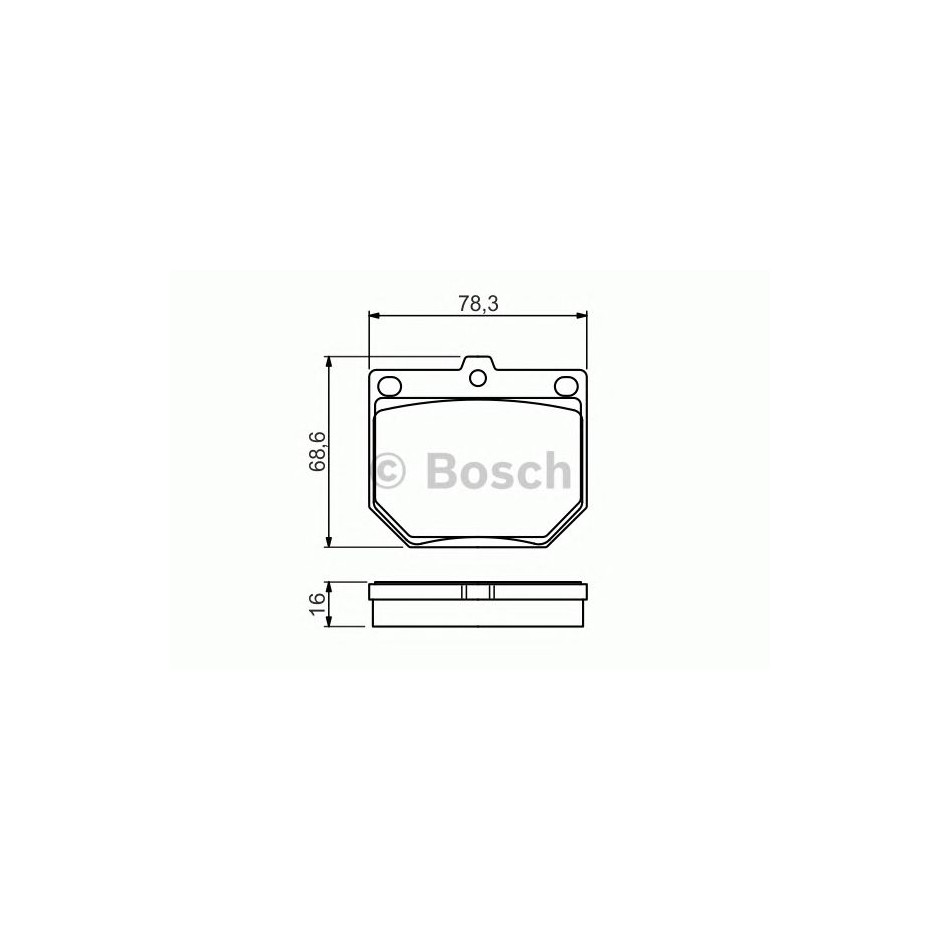 PLAQUETTES BOSCH 0986494579