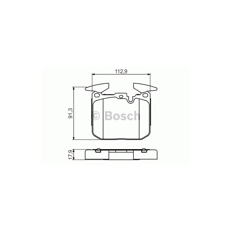 PLAQUETTES BOSCH 0986494701