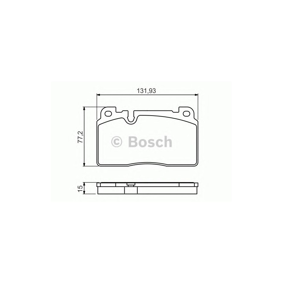 PLAQUETTES BOSCH 0986494702