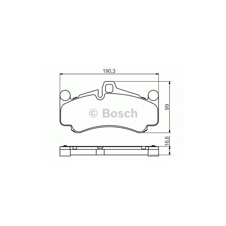 PLAQUETTES BOSCH 0986494709