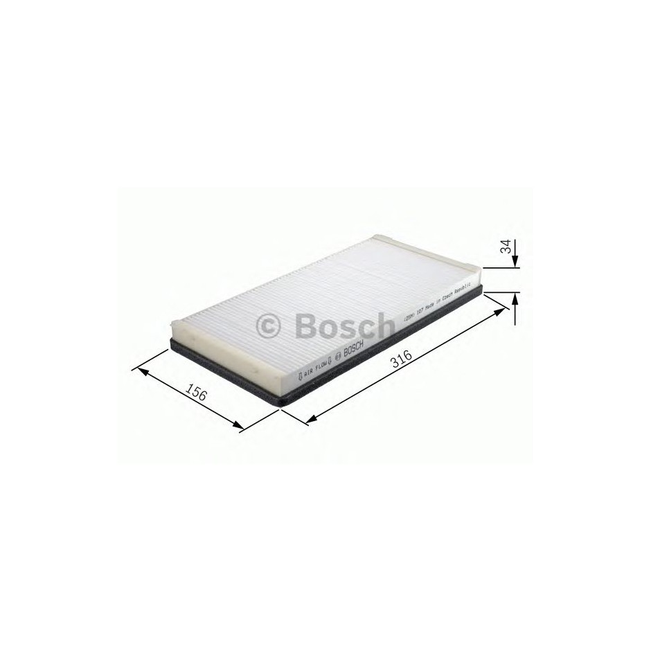FILTRE POUR HABITACLE 1 987 432 007