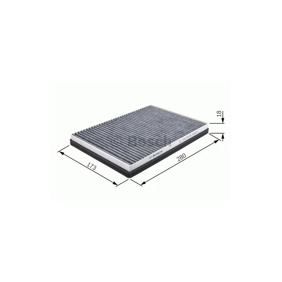 FILTRE POUR HABITACLE 1 987 432 009