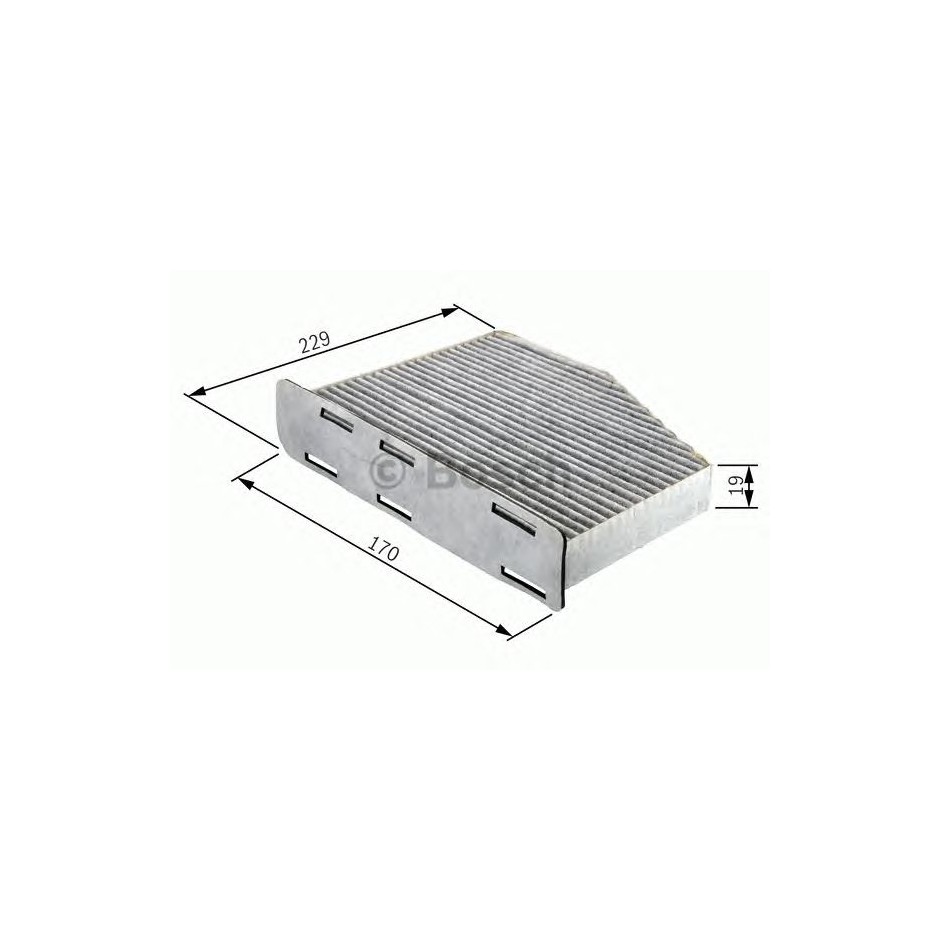 FILTRE POUR HABITACLE 1 987 432 027