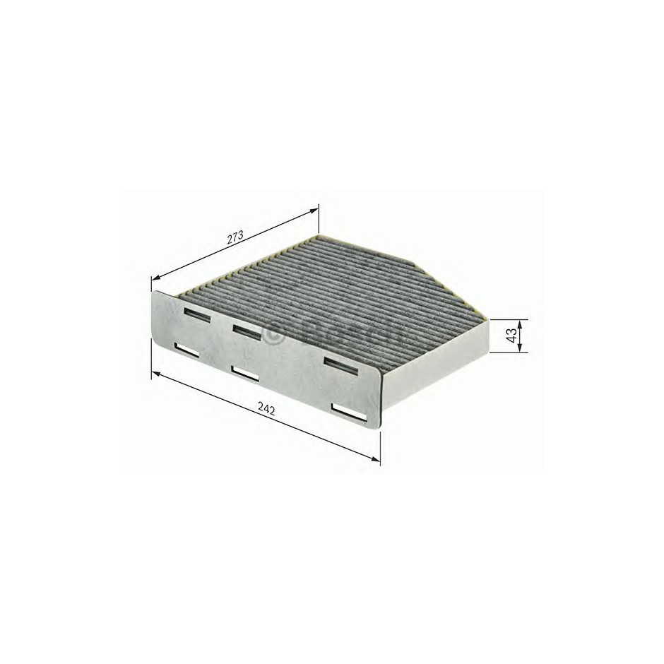 BOSCH FILTRES D HABITACLE 1 987 432 464