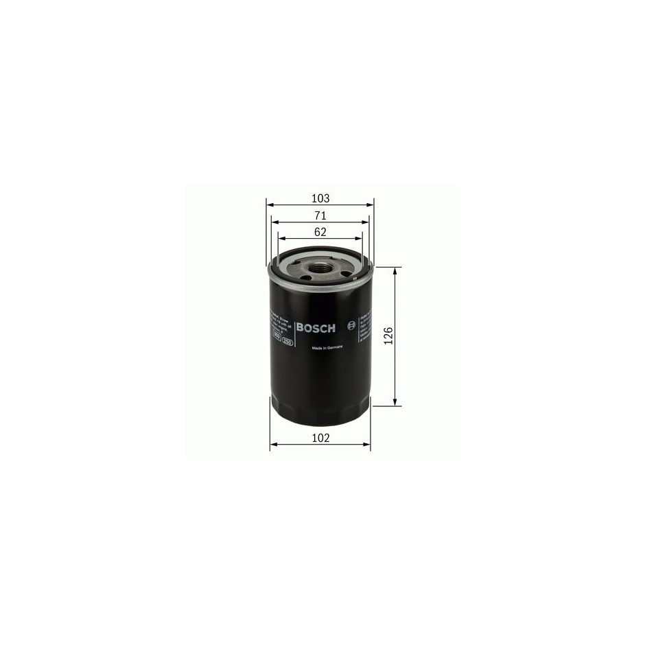 BOSCHFILTRE A HUILE 986452066