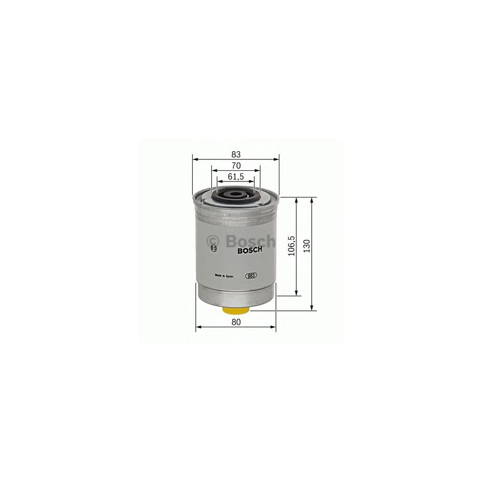 FILTRE A CARBURANT BOSCH 1457434103