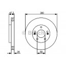 DISQUE DE FREIN BOSCH 0 986 479 460
