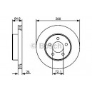 DISQUE DE FREIN BOSCH 0 986 479 461