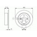 BOSCH DISQUES DE FREINS BOSCH 0 986 479 509