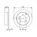 BOSCH DISQUES DE FREINS BOSCH 0 986 479 512
