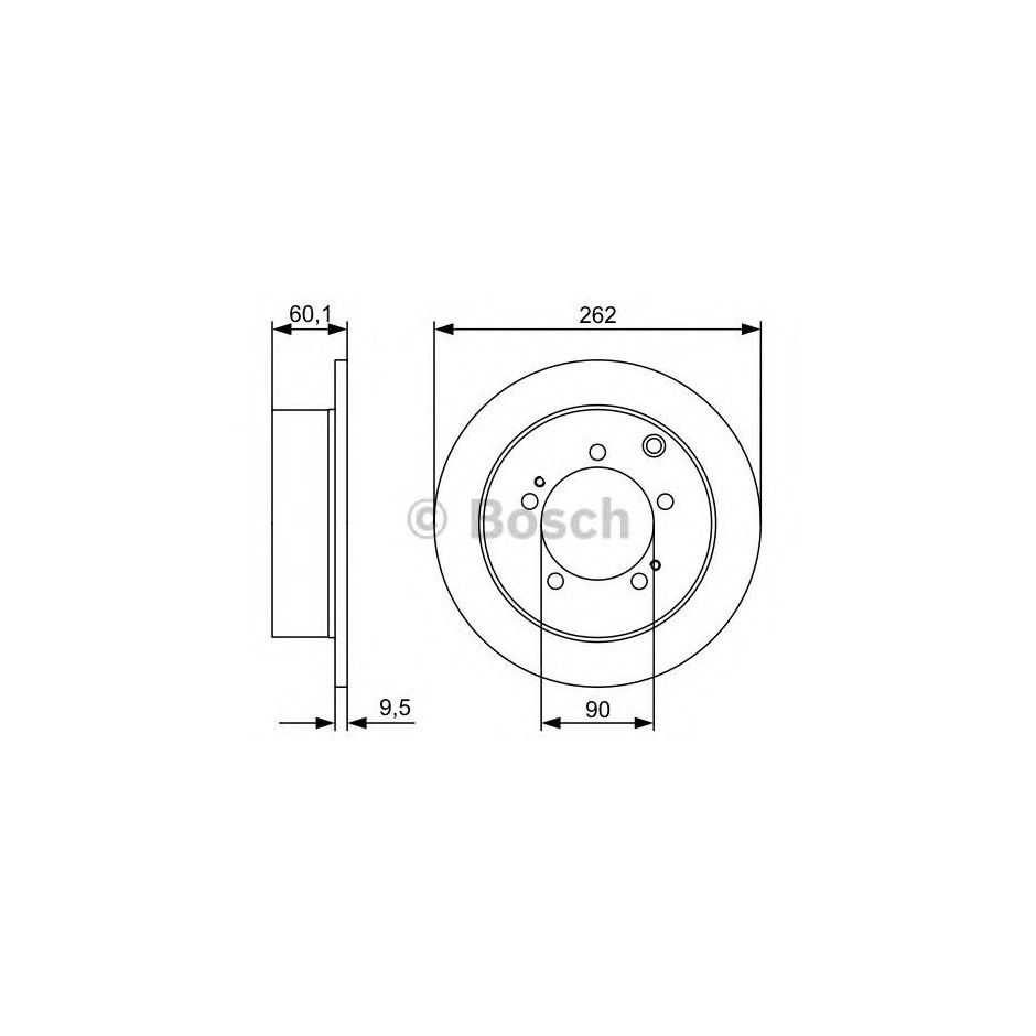 BOSCH DISQUES DE FREINS BOSCH 0 986 479 512