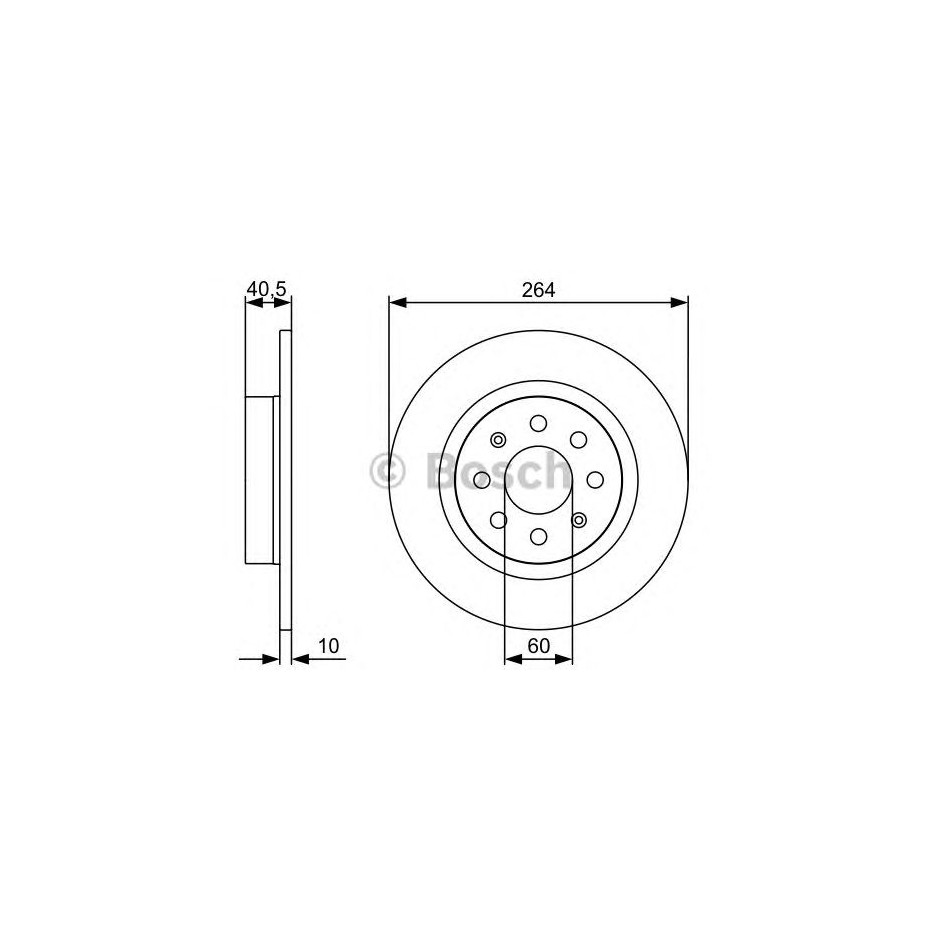 BOSCH DISQUES DE FREINS BOSCH 0 986 479 517