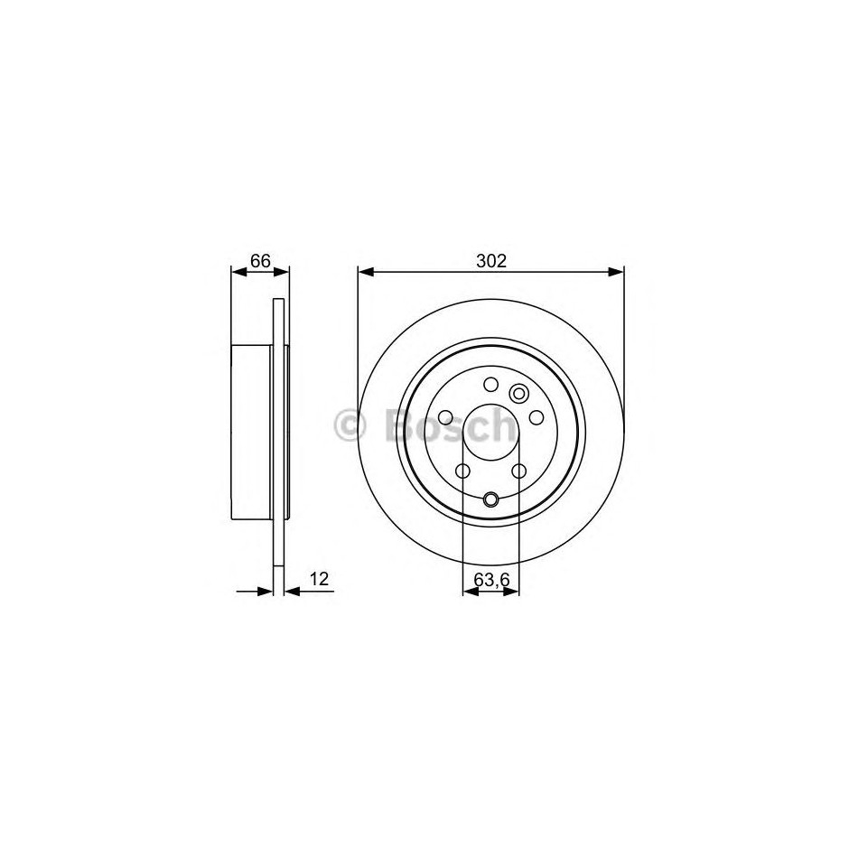 BOSCH DISQUES DE FREINS BOSCH 0 986 479 518