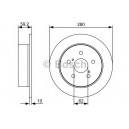 BOSCH DISQUES DE FREINS BOSCH 0 986 479 520