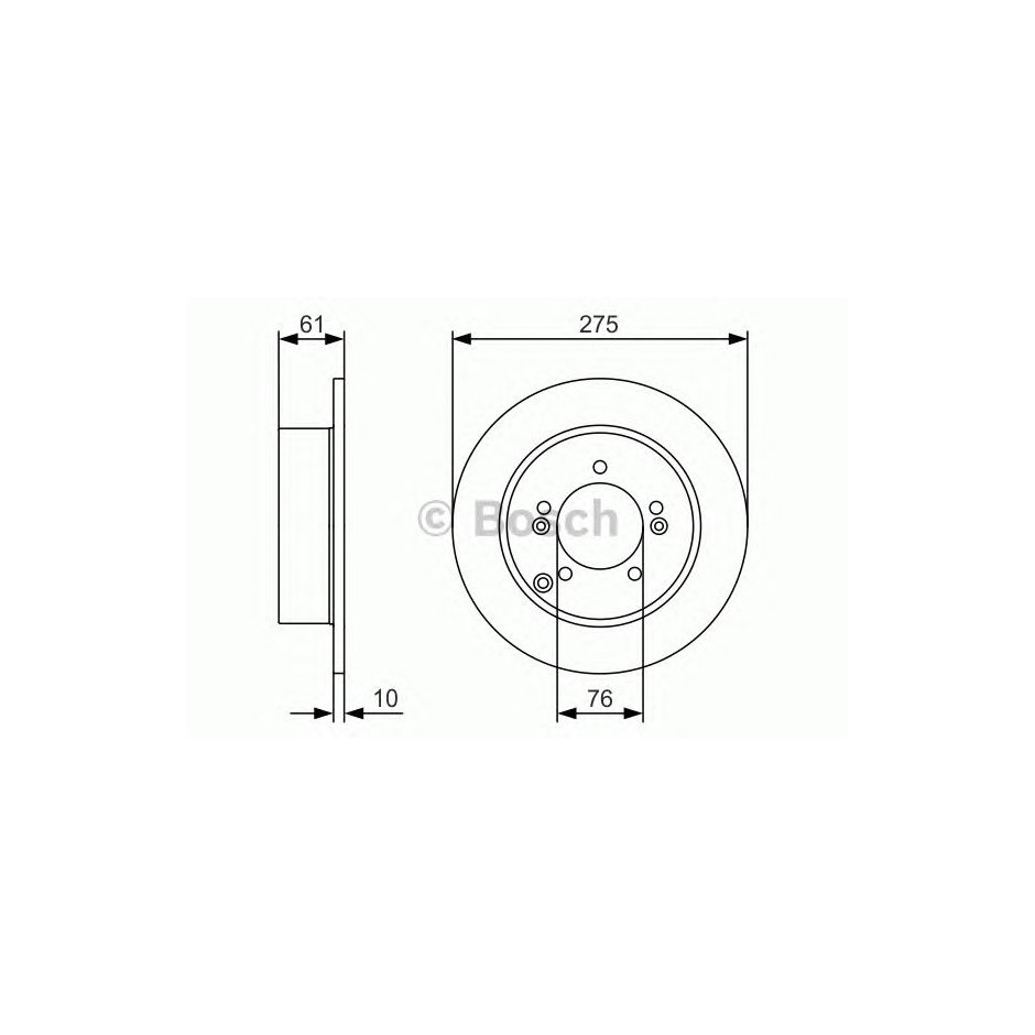 BOSCH DISQUES FREINS BOSCH 0 986 479 525