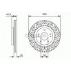 BOSCH DISQUES FREINS BOSCH 0 986 479 527