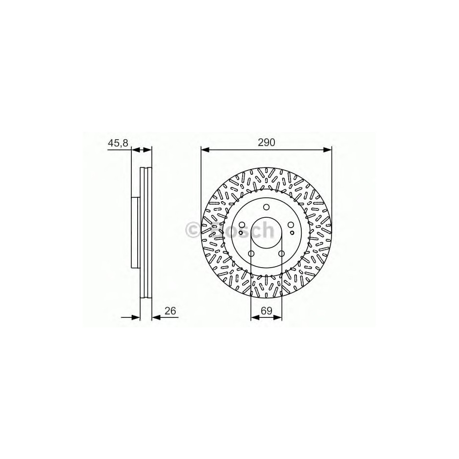 BOSCH DISQUES FREINS BOSCH 0 986 479 527