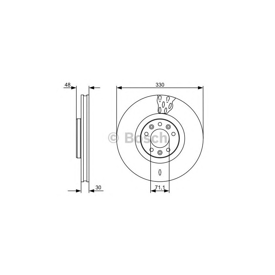 BOSCH DISQUES DE FREINS BOSCH 0 986 479 529