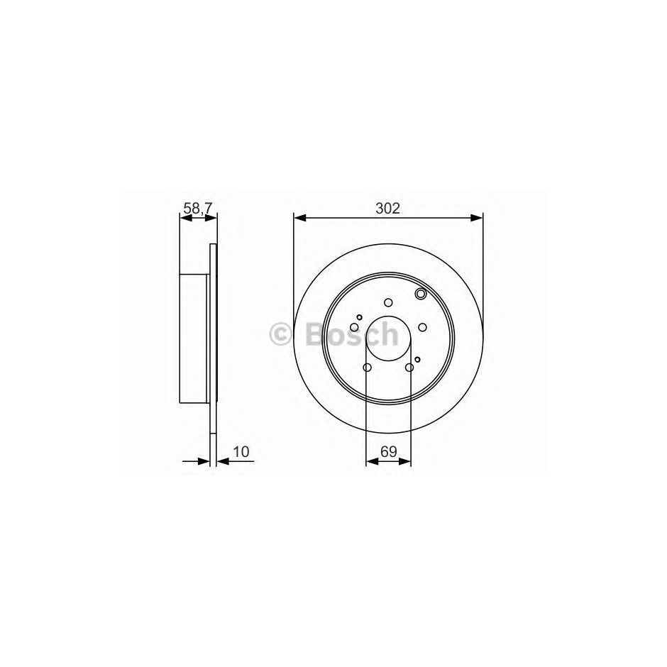 BOSCH DISQUES FREINS BOSCH 0 986 479 532