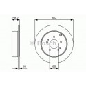 BOSCH DISQUES FREINS BOSCH 0 986 479 532