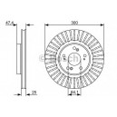 BOSCH DISQUES DE FREINS BOSCH 0 986 479 534