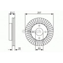 BOSCH DISQUES FREINS BOSCH 0 986 479 535