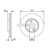 BOSCH DISQUES DE FREINS BOSCH 0 986 479 536
