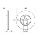 BOSCH DISQUES DE FREINS BOSCH 0 986 479 536