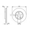 BOSCH DISQUES DE FREINS BOSCH 0 986 479 536