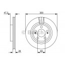 BOSCH DISQUES DE FREINS BOSCH 0 986 479 537