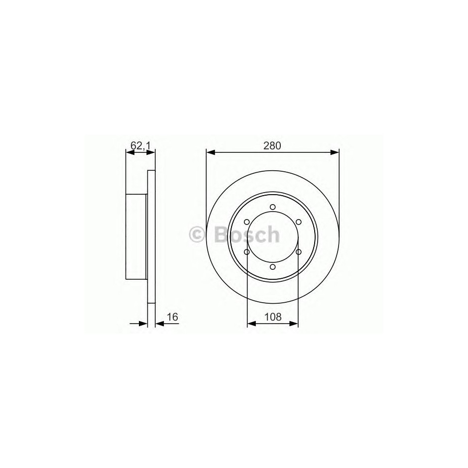 BOSCH DISQUES FREINS BOSCH 0 986 479 539
