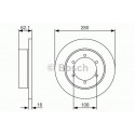 BOSCH DISQUES FREINS BOSCH 0 986 479 539