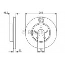 BOSCH DISQUES DE FREINS BOSCH 0 986 479 564
