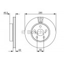 BOSCH DISQUES DE FREINS BOSCH 0 986 479 564