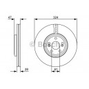 BOSCH DISQUES DE FREINS BOSCH 0 986 479 565