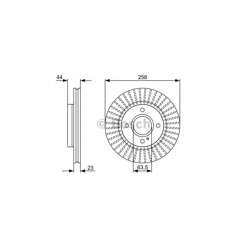 BOSCH DISQUES DE FREINS BOSCH 0 986 479 566